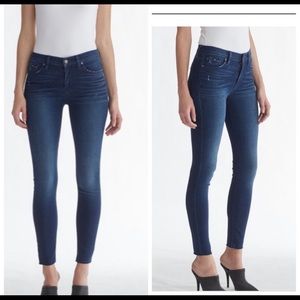 Hudson Nico Midrise Skinny Jean Dark Wash 29